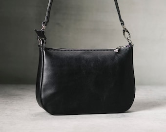 Damentasche in Schwarz Klassische Umhängetasche Trendy Bag