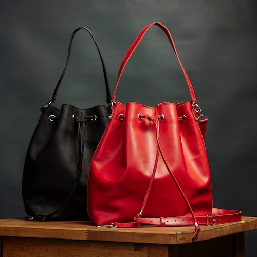 Bucket Bag navy Blue Leather Bucket brow Bag Sand Bucket Etsy