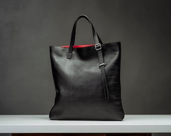 Limited Edition Leather Tote Bag, Women's Leather Tote Bag, Women's Gift Birthday, Summer bag, Computer Bag, Laptop 15''Hand Bag