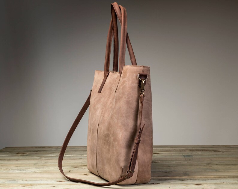 Femmes de sac à main en cuir, sac fait main en cuir, femmes de sac à main, sac à main personnalisé de sac à main de sac en cuir de grain, cadeaux danniversaire pour des femmes image 3