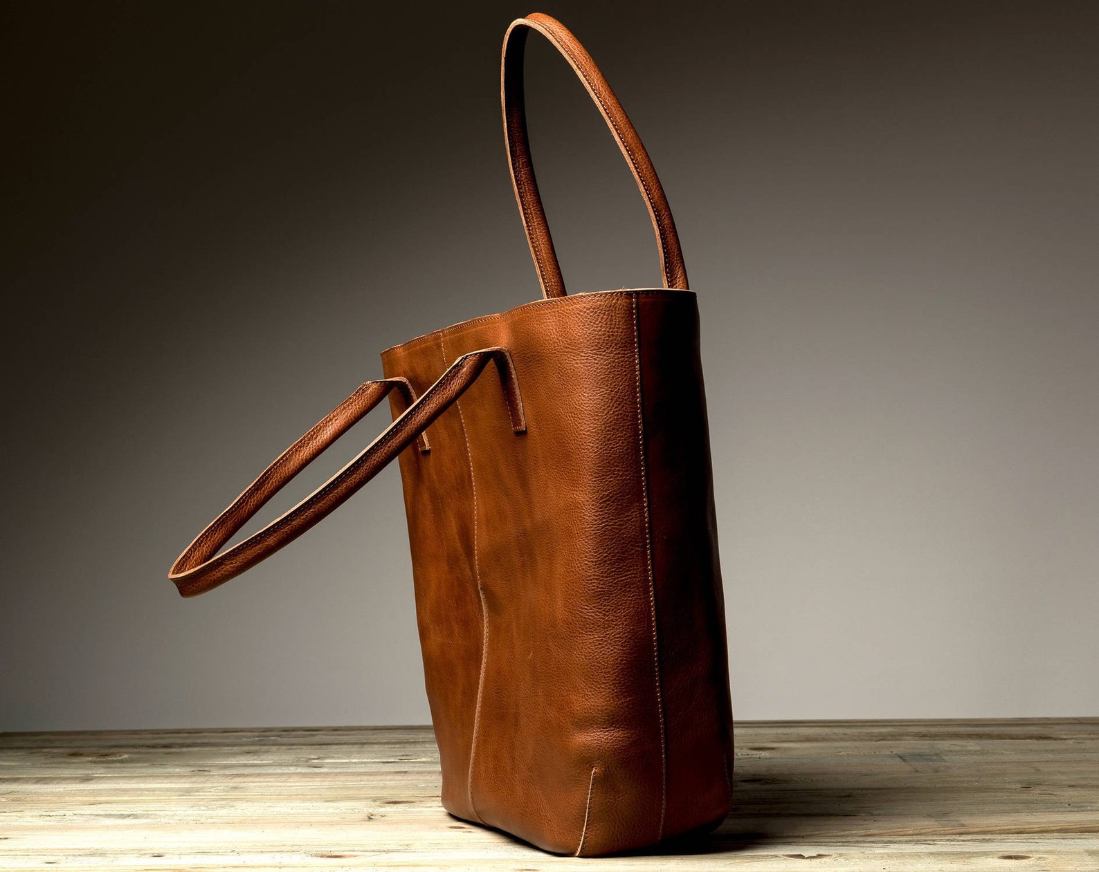 Cognac Leather Shoulder Bag Women Shoulder Bag Shoulder Bag Etsy