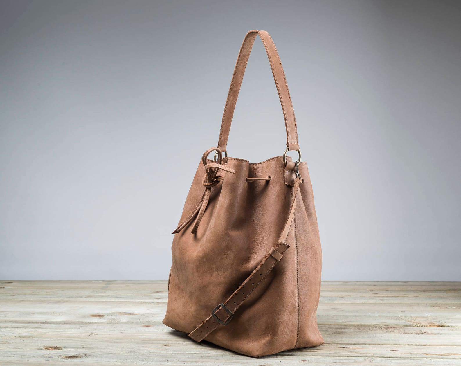 Camel Bucket Bag Camel Leather Bag Handmade Bucket Bag Soft Etsy