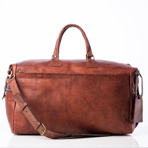 Leather Duffel Bag, Travel Bag for Womens , Leather Weekender Bag, Mens Weekender Bag, perfect Christmas gift for Women, Mother&#39;s Day Gift