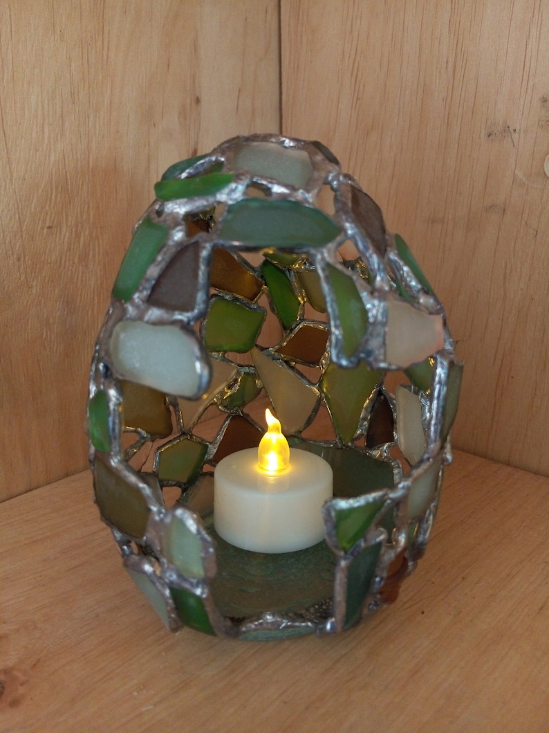 Votive easter egg cross tealight candle holder dragon egg Etsy