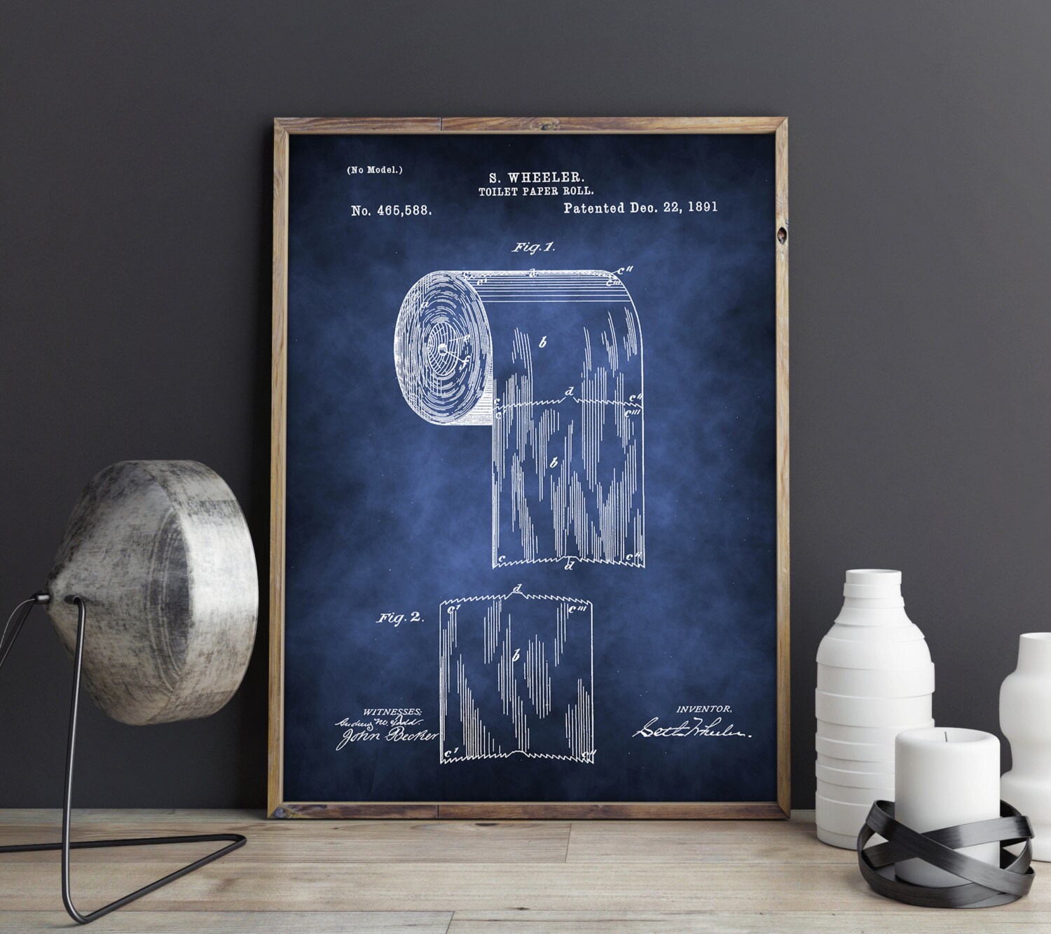 Toilet Paper Patent Toilet Paper Print Toilet Paper Art Etsy