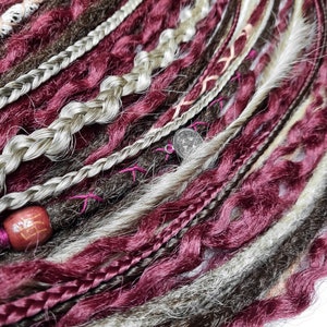 synthetic wavy end dreadlocks
wavy dread extension
curly dreadlock extensions
lose end dreads
boho brunette dreadlocks
Dark Brown Curly dreads
dreadlock extensions
synthetic dreads
dreads extensions boho
braid in dreads
mixed dreadlock extensions