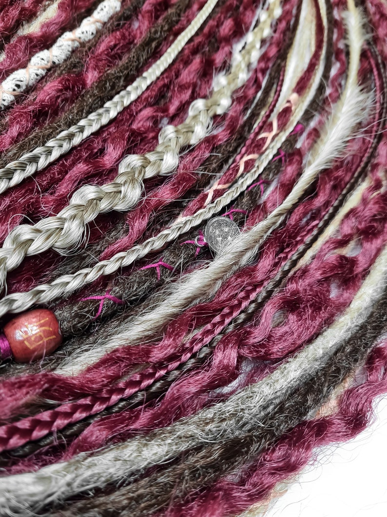 synthetic wavy end dreadlocks
wavy dread extension
curly dreadlock extensions
lose end dreads
boho brunette dreadlocks
Dark Brown Curly dreads
dreadlock extensions
synthetic dreads
dreads extensions boho
braid in dreads
mixed dreadlock extensions
