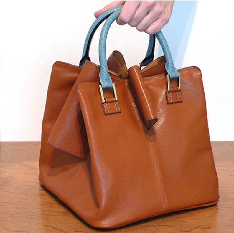 French Handcrafted Fine Leather Bag Etsy Sweden