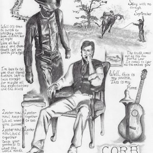 Corb Lund Pencil Art