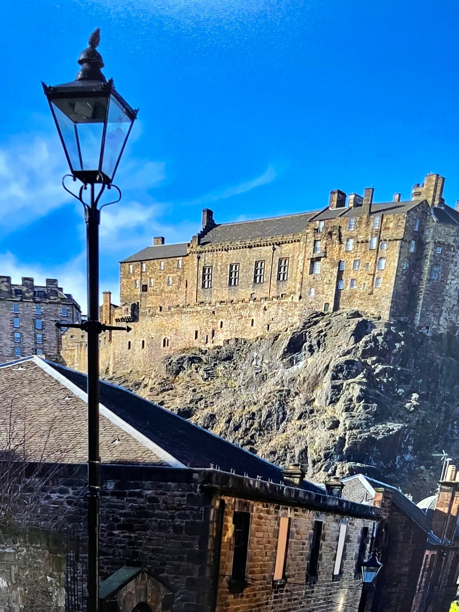 The Vennel, Edinburgh Print Signed Mounted Print 30 X 40cm Edinburgh