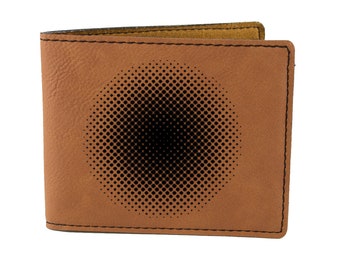 Custom Personalized Wallet Fishermans Birthday Gift The Rodfather Laser Engraved Vegan Wallet Fish Fishing Cruelty Free Leather
