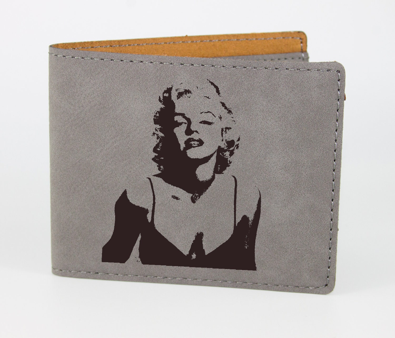Marilyn Monroe Laser Engraved Mens Wallet Faux Leather Mens Etsy