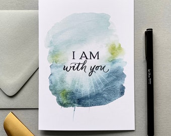 With You Printable Encouragement Card