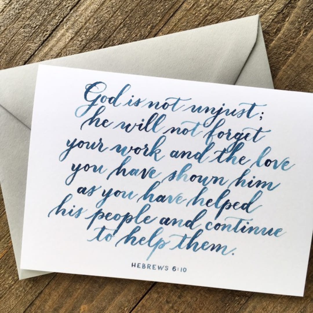 Scripture Appreciation Printable Card - Etsy