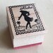Hula Girl rubber stamp Hawaiian Aloha stamp with Hula Dancer DIY island cards scrapbooking and stamping gift tags invitations thank you note