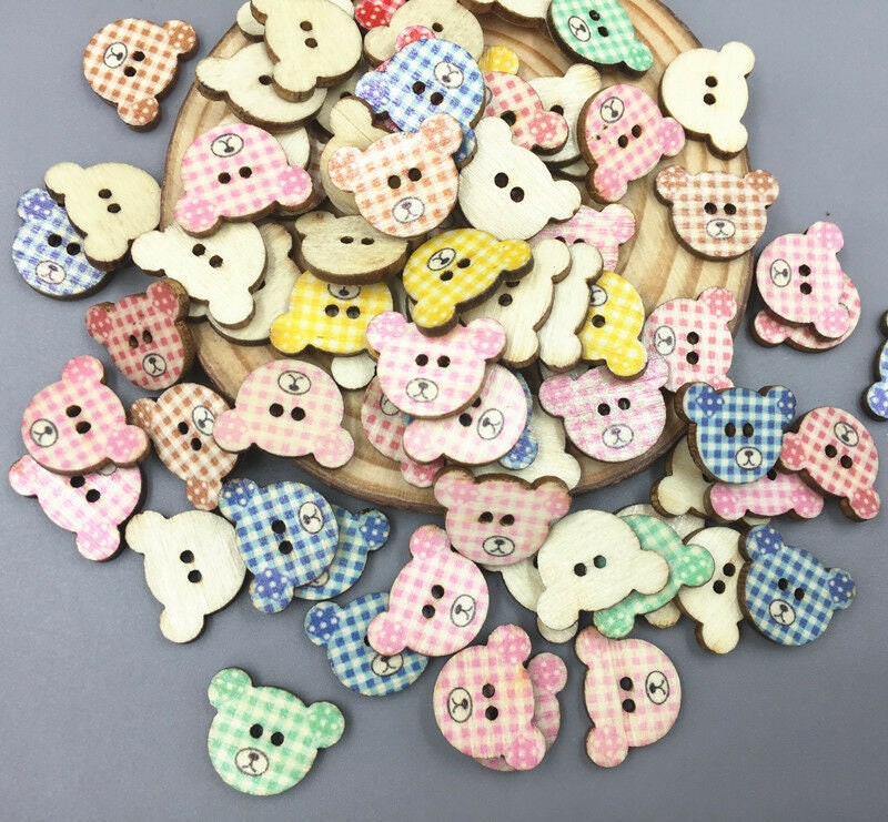 Brown Plaid Wooden Button Check Pattern Winter Coat Baby Children 15mm 20pcs Brown Plaid Wooden Button Check Pattern Winter Coat Baby Children 15mm 20pcs