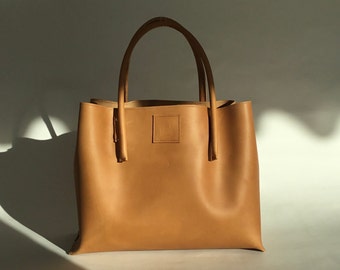 Shopper leder cognac - Der Favorit
