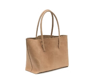 Big leather bag Shopping bag shopper Ledershopper Leather shopper bag used look vintage-design handmade