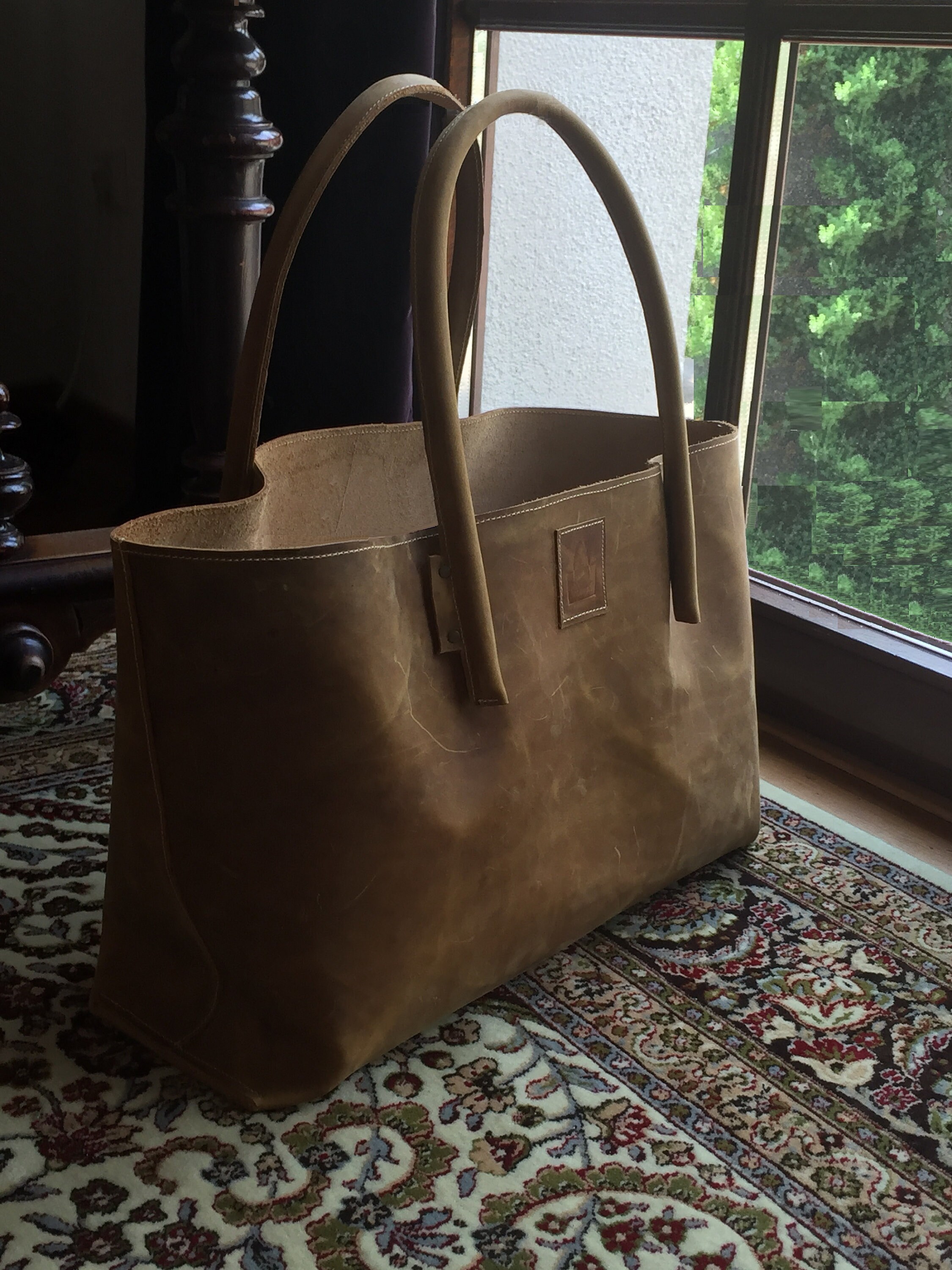 kluge leather duffle