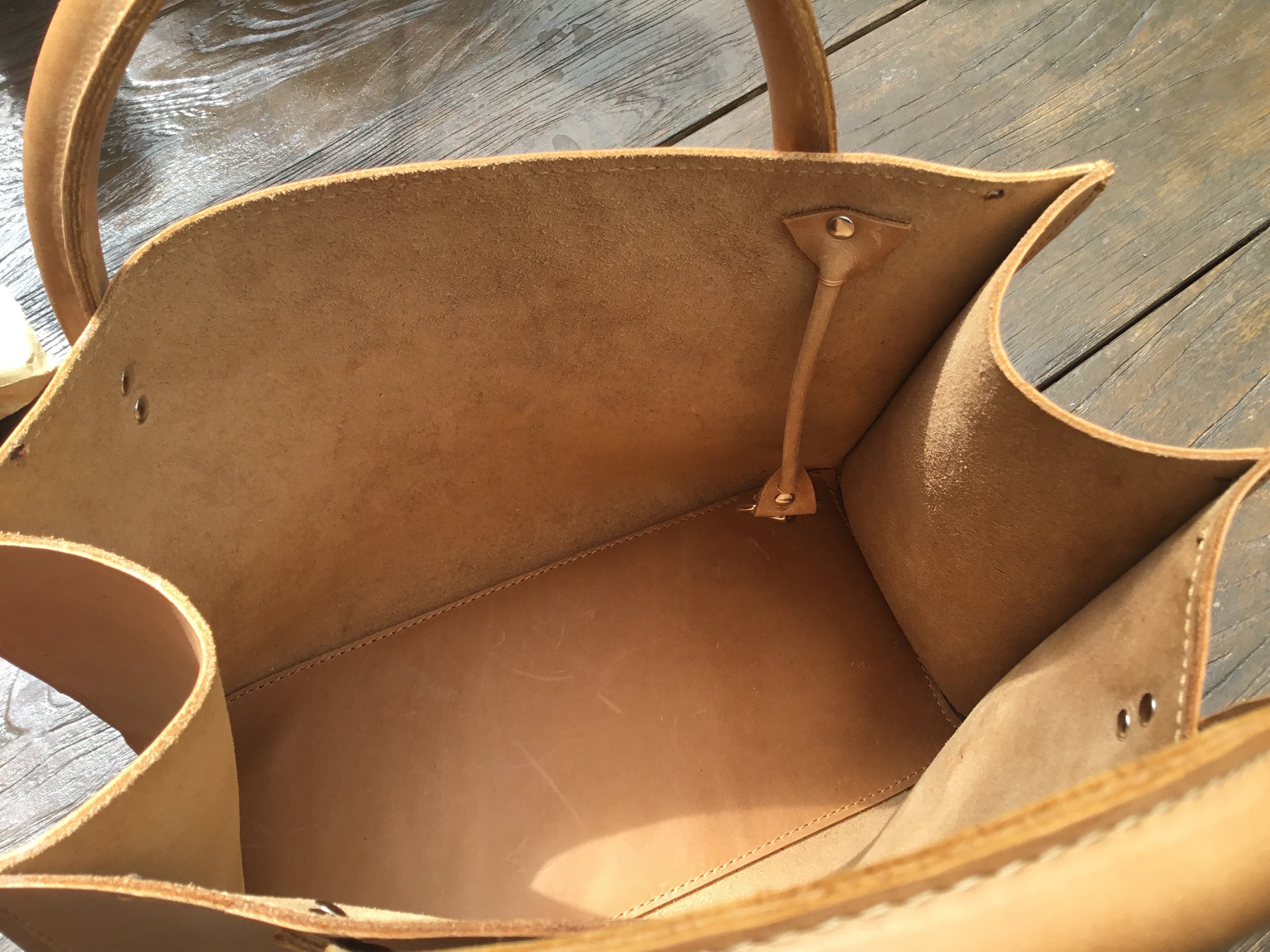 Leather Handbag in Various Colors