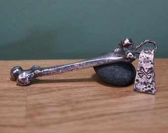 Femur bone pendant