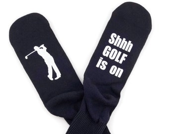 Black Golf Socks - Golf Gifts for Men