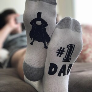 Dad Socks - Gifts for Dad, #1 Dad, New Dad, Dad Gifts, Fathers Day Gift, Fathers Day, fathers day gift, funny fathers day, first fathers day