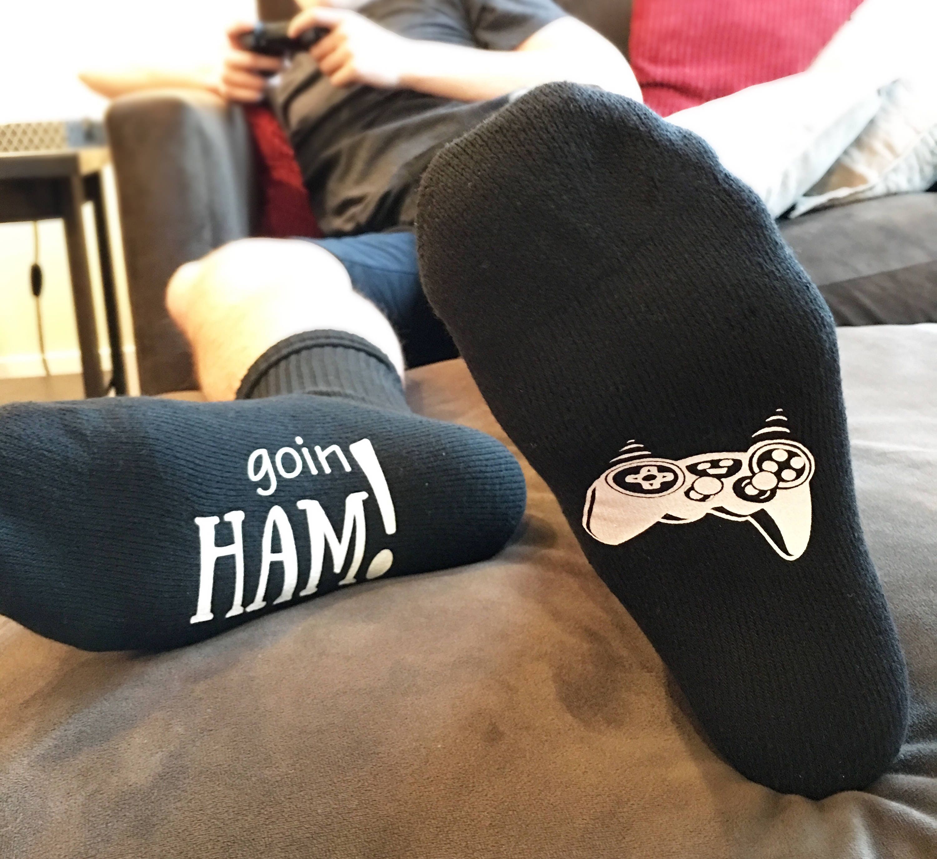 Gamer Socks Gifts for Him Gifts for Gamers Video Game - Etsy