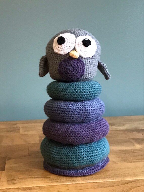 owl stacking toy