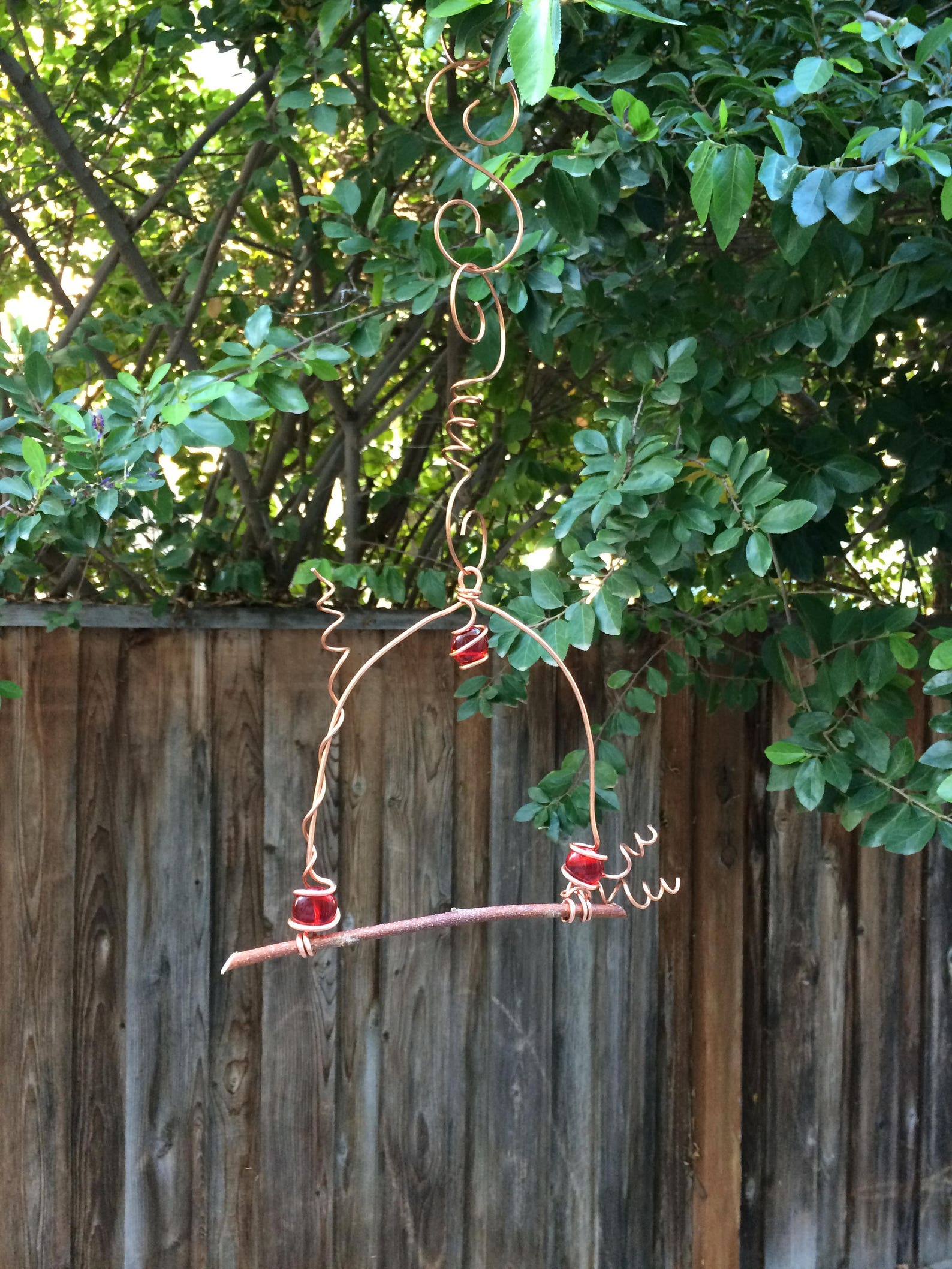 Hummingbird Swing / Hummingbird Perch / Outdoor Decoration / Etsy Canada