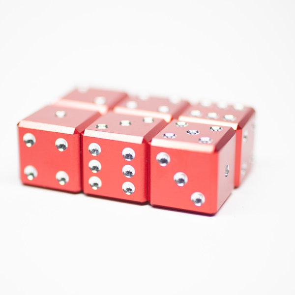 Ruby D6 - Gemstone Collection - Dice sold individually