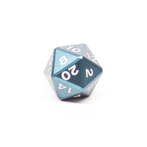 Metal D20 - Individuelle Polyedrischer Würfel für RPGs
