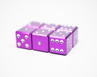 Amethyst D6 - Gemstone Collection - Dice sold individually