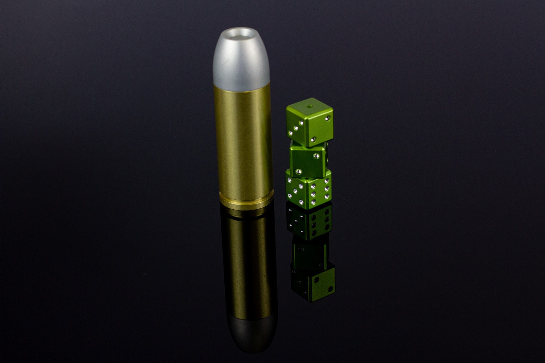 357 Magnum Bullet Dice Case, Holds 3 Dice - Etsy