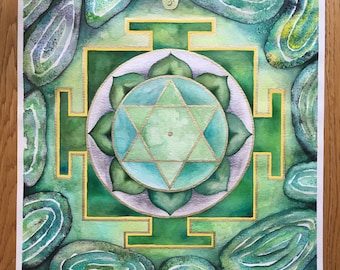 Ketu Yantra, lo yantra del nodo lunare sud per meditazione • Navgraha yantra for meditation • Lo yantra della spiritualità