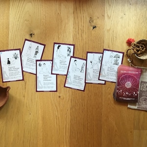 Nuove Carte Yoga Ratna • secondo mazzo con pratiche diverse dal I mazzo! • Yoga Ratna Card • illustration yoga • Idea gift yoga teacher