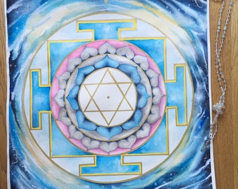 Luna Yantra, among the 9 Vedic planets for meditation • Chandra Yantra of Navagraha for meditation • Moon yantra