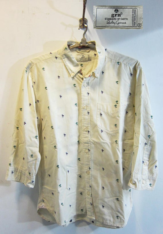 Grn Color Jacquard Shirt Japan Etsy Grn Color Jacquard Shirt Japan Etsy