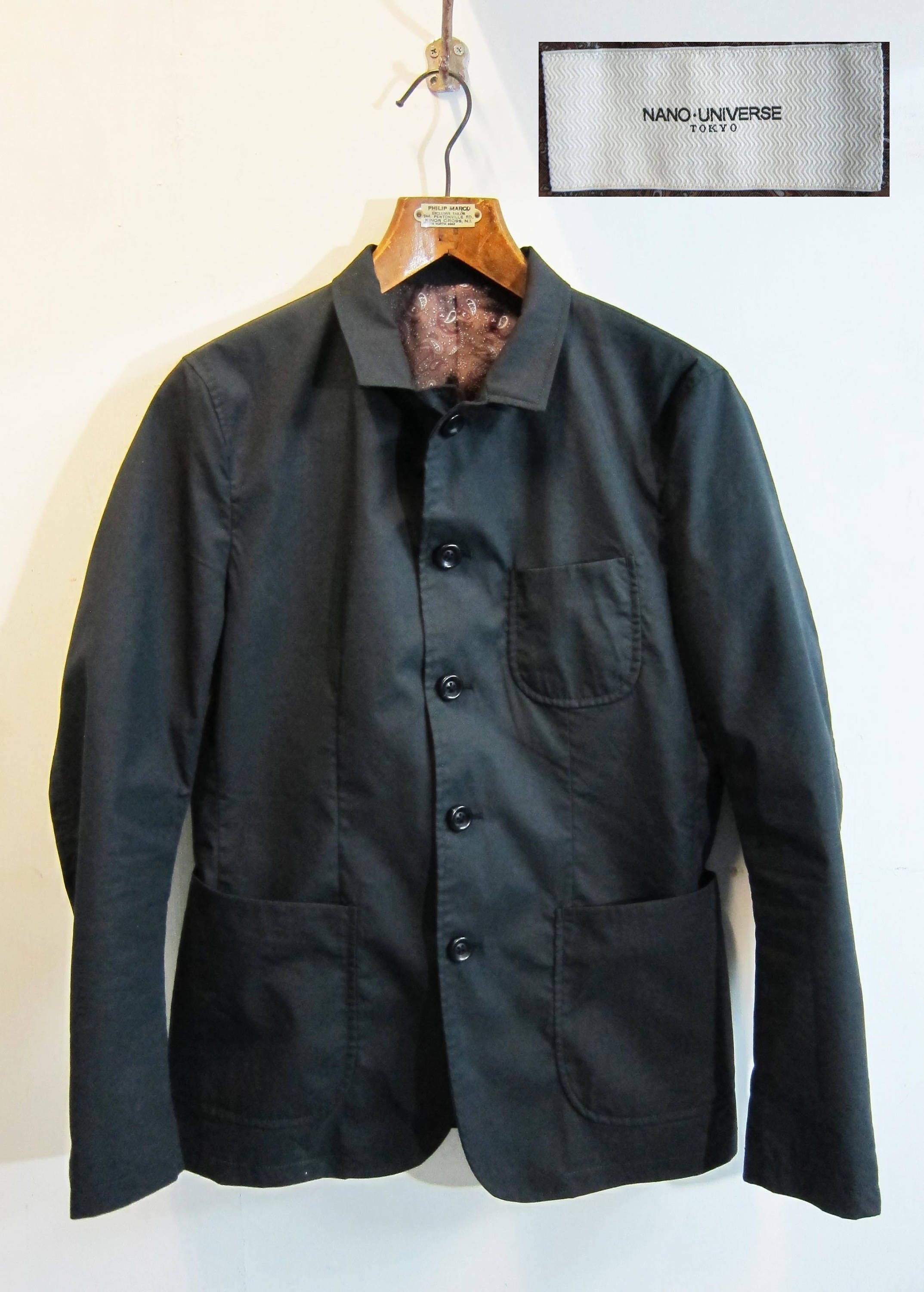 Nano Universe Nylon Jacket Etsy