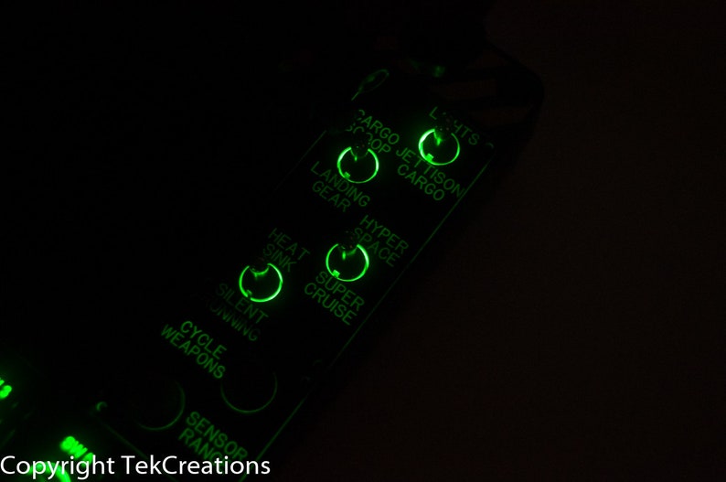 Custom Elite Dangerous Plates for Saitek X55 / X56 Joystick Hotas