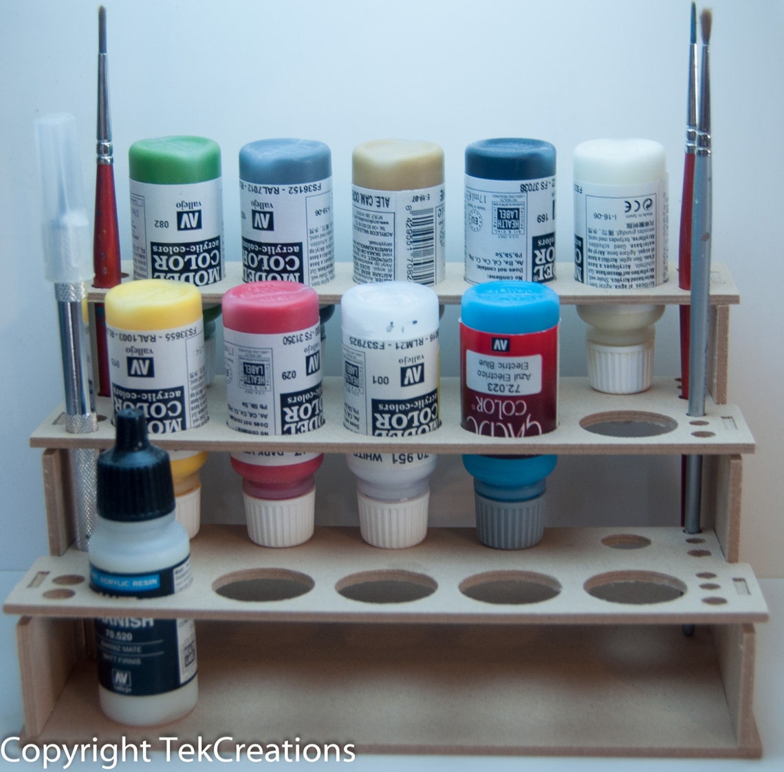 Model Paint Rack / Holder for Wargame or Miniature Bottle Etsy