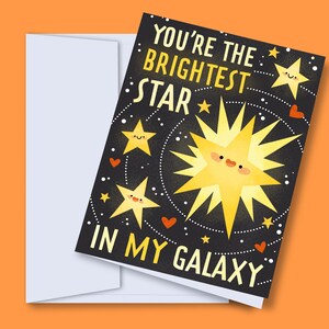 Sei la stella più luminosa di San Valentino - Download digitale - Carta stampabile
