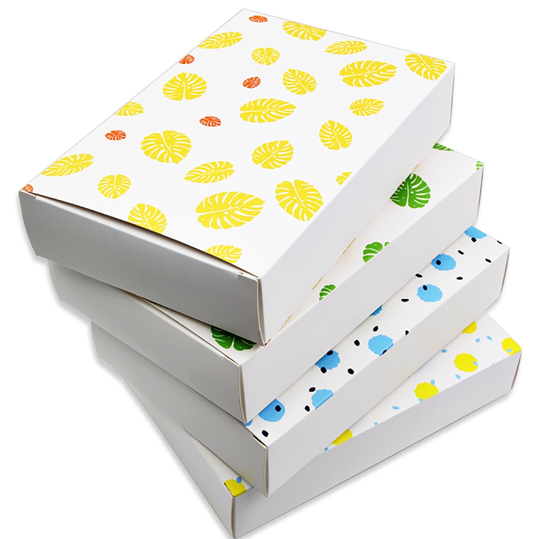 Paperboard Color Box C602-603- 10x Colored Design Paperboard Box Toy Wedding Birthday Favor ...