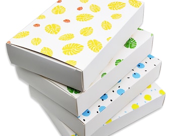 C602-603- 10x Colored Design Paperboard Box Toy Wedding Birthday Favor Gift Box