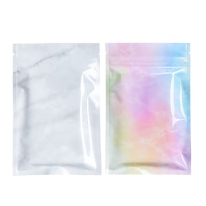 QQ Studio Smell Proof Heat Seal Stash Bags for Odor Safe Storage, Resealable Bags for Gummies (100 Bags/Pack)