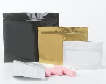 C301 QQ Studio Bolsa para kit de spa de amostra pequena, embalagem para máscara facial, bolsa para armazenamento de perfume à prova de odores