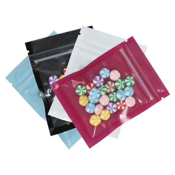 Pack of 100 Secure Seal 2.5x3 Reclosable Clear Zipper 2 Mil Plastic Bags