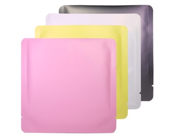 C119- Pack of 100 Bottom Filled Aluminum Foil Packaging Storage Bags (Color of Your Choice)