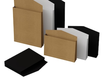 25 Medium Kraft Envelope with Optional Fastener Recyclable Merchandise Bags for T-Shirt, Shipping, Documents