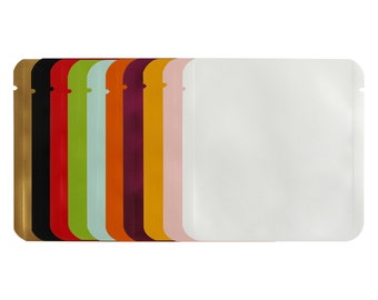 C1170 - Square Open Fill SlickSeal Matte Bags with Rounded Corner for Beauty Sample Travel DIY (100 Bags/Pack)